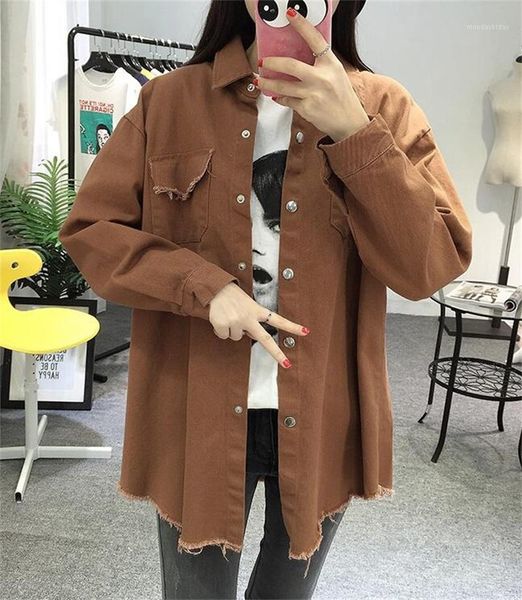 female spring autumn new long lapel tassel denim jackets women loose casual long sleeve female's thin basic jacket coats1, Black;brown
female spring autumn new long lapel tassel denim jackets women loose casual long sleeve female's thin basic jacket coats1, Black;brown