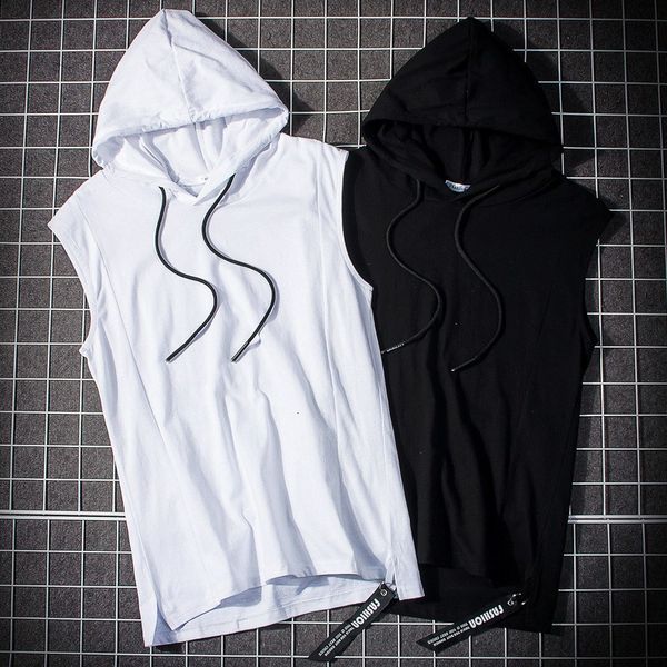 men vest bodybuilding tank with hooded mens gyms clothing fitness male sleeveless t-shirt cotton singlet tank sweatshirt hoodie, Black
men vest bodybuilding tank with hooded mens gyms clothing fitness male sleeveless t-shirt cotton singlet tank sweatshirt hoodie, Black