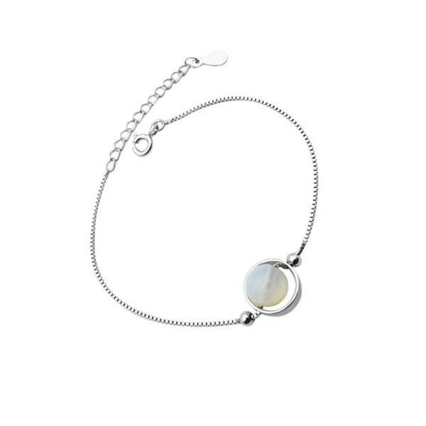 fashionable bracelet sterling silver opal bracelet bangles metal jewelry gifts for women and girls (silver), Black
fashionable bracelet sterling silver opal bracelet bangles metal jewelry gifts for women and girls (silver), Black