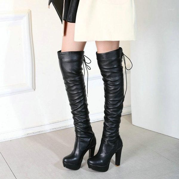 boots woman flat winter footwear round toe thigh high heels female shoes boots-women luxury designer low1, Black
boots woman flat winter footwear round toe thigh high heels female shoes boots-women luxury designer low1, Black