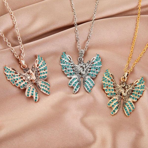 2020 new green crystal butterfly pendant necklace jewelry couple fairy lover cubic zirconia butterfly necklaces jewelry, Silver
2020 new green crystal butterfly pendant necklace jewelry couple fairy lover cubic zirconia butterfly necklaces jewelry, Silver