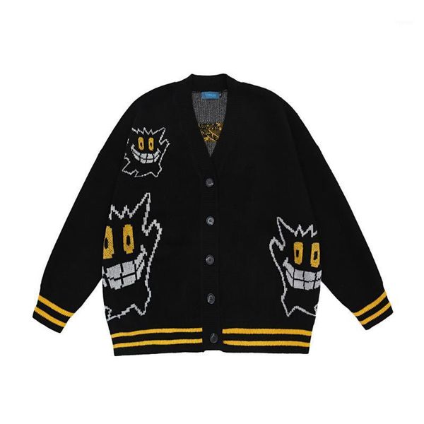 sweater men gengar harajuku hip hop cardigan streetwear fashion cartoon men clothing oversize casual couple male sweaters1, White;black
sweater men gengar harajuku hip hop cardigan streetwear fashion cartoon men clothing oversize casual couple male sweaters1, White;black