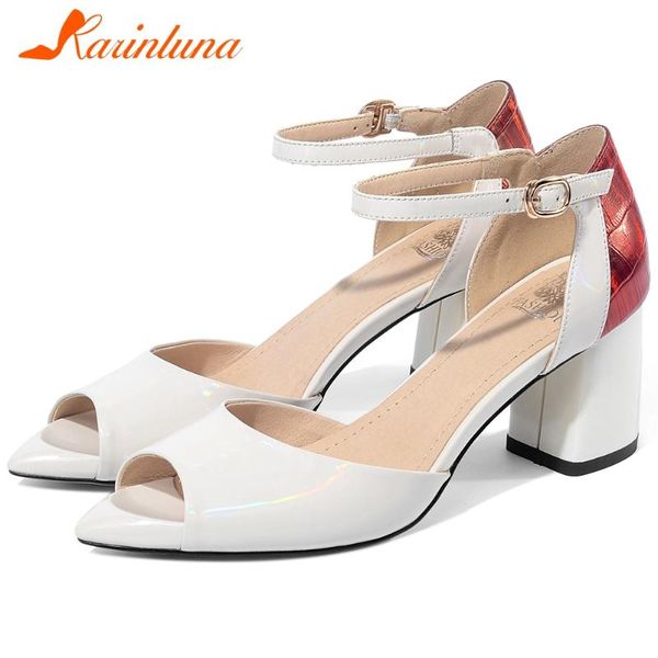 karin high heels date sandals elegant shallow women sandals summer concise mixed-color patent leather women shoes, Black
karin high heels date sandals elegant shallow women sandals summer concise mixed-color patent leather women shoes, Black