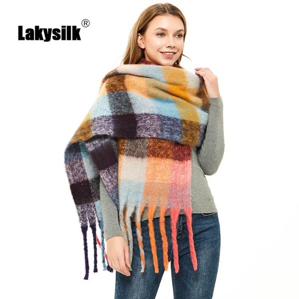 scarves autumn winter plaid scarf women fashion female tassel long warm thicken cashmere shawl large blanket, Blue;gray
scarves autumn winter plaid scarf women fashion female tassel long warm thicken cashmere shawl large blanket, Blue;gray