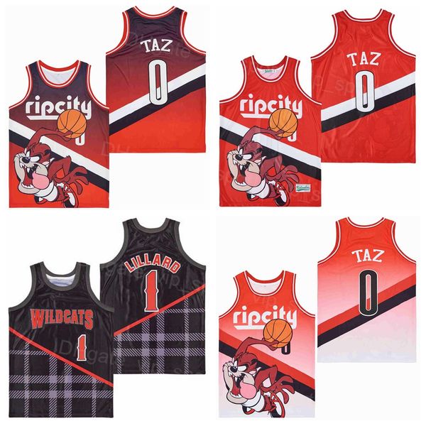 men wildcats high school 1 damian lillard jersey 0 ripcity taz basketball uniform red fade rip city black color all stitched breathable for
men wildcats high school 1 damian lillard jersey 0 ripcity taz basketball uniform red fade rip city black color all stitched breathable for
