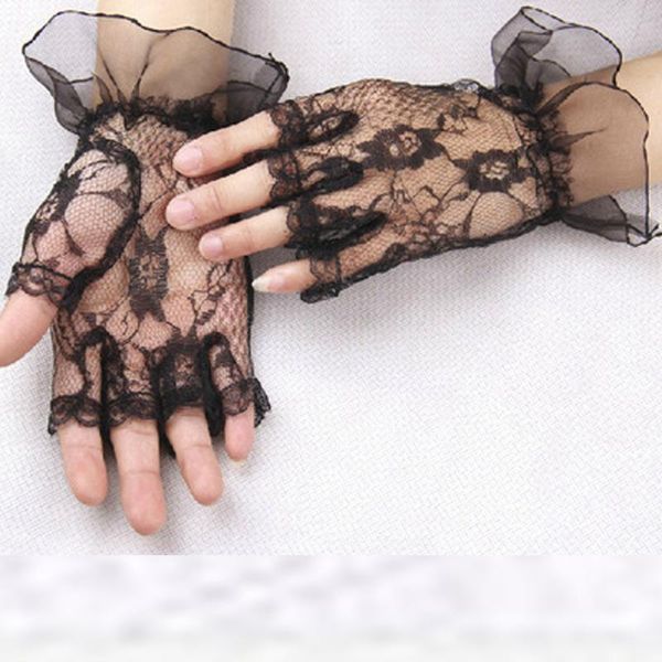 five fingers gloves ladies elegant short black lace fingerless net goth gothic dress wedding touch screen party breathable, Blue;gray
five fingers gloves ladies elegant short black lace fingerless net goth gothic dress wedding touch screen party breathable, Blue;gray