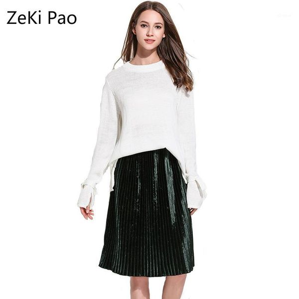 spring and autumn women's knit sweater 2020 casual long sleeve bow pullover lady loose plus size1, White;black
spring and autumn women's knit sweater 2020 casual long sleeve bow pullover lady loose plus size1, White;black