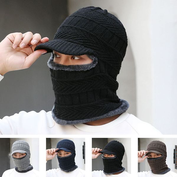 fleece and thick cotton hat with brim to protect face warm knit hat combined cold hats, Blue;gray
fleece and thick cotton hat with brim to protect face warm knit hat combined cold hats, Blue;gray