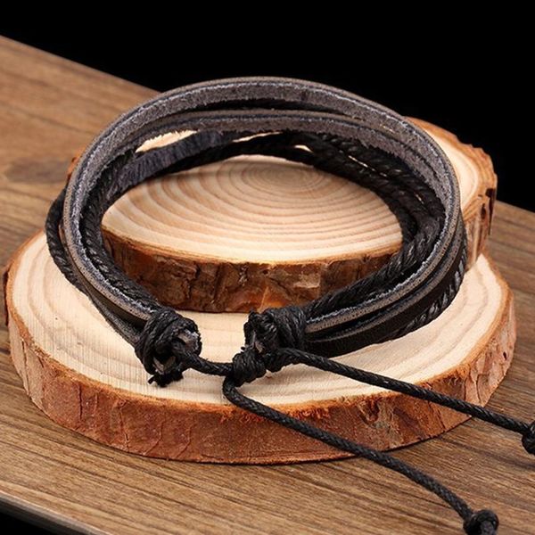 eif dock sell hand-woven fashion jewelry wrap multilayer leather braided rope wristband men bracelets & bangles f jllegn
eif dock sell hand-woven fashion jewelry wrap multilayer leather braided rope wristband men bracelets & bangles f jllegn
