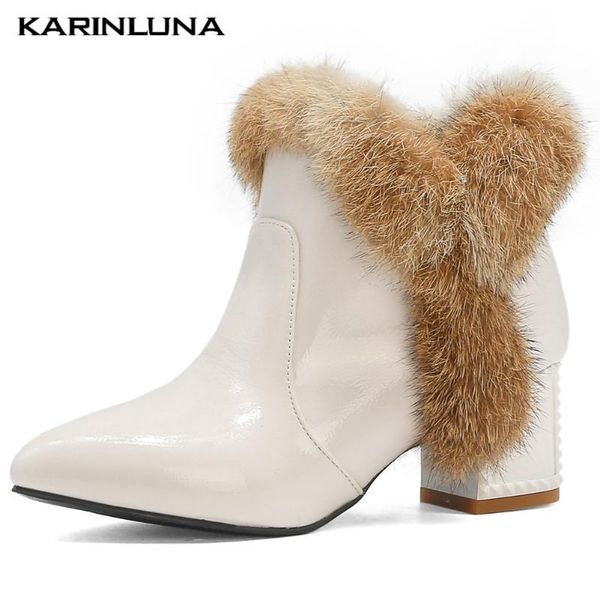 karin 2020 new arrival women shoes fur pointed toe slip-on short plush square thick heels elegant ankle boots, Black
karin 2020 new arrival women shoes fur pointed toe slip-on short plush square thick heels elegant ankle boots, Black