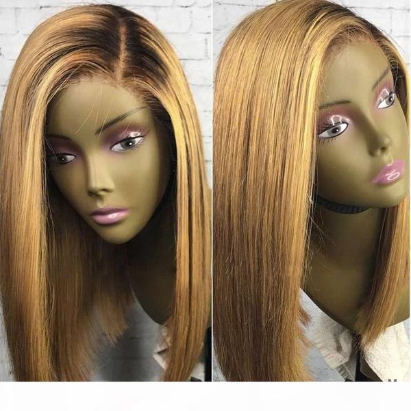13x4 honey blonde lace front human hair wigs t1b 27 brazilian 130 remy hair short bob wig black root bleached knots medium ratio, Black;brown
13x4 honey blonde lace front human hair wigs t1b 27 brazilian 130 remy hair short bob wig black root bleached knots medium ratio, Black;brown