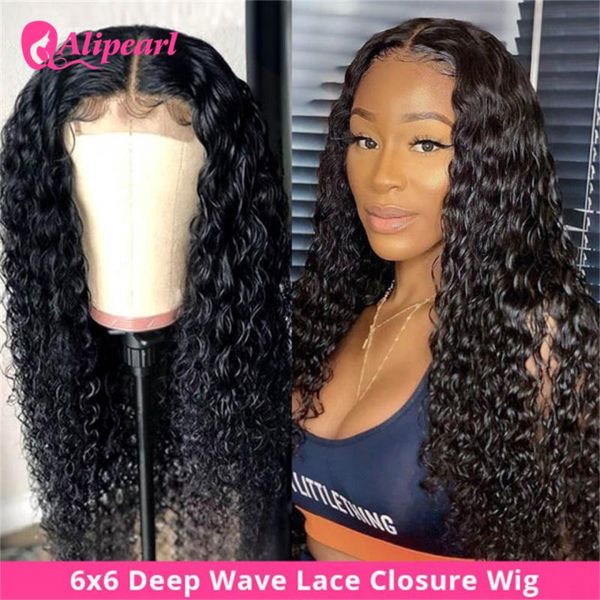 lace wigs deep wave 6x6 closure wig human hair brazilian for black women preplucked 150 180 density alipearl, Black;brown
lace wigs deep wave 6x6 closure wig human hair brazilian for black women preplucked 150 180 density alipearl, Black;brown
