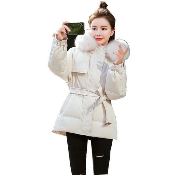 women's down & parkas large natural raccoon fur hooded winter jacket women 90% white duck coats thick warm sash tie up short snow coat, Black
women's down & parkas large natural raccoon fur hooded winter jacket women 90% white duck coats thick warm sash tie up short snow coat, Black