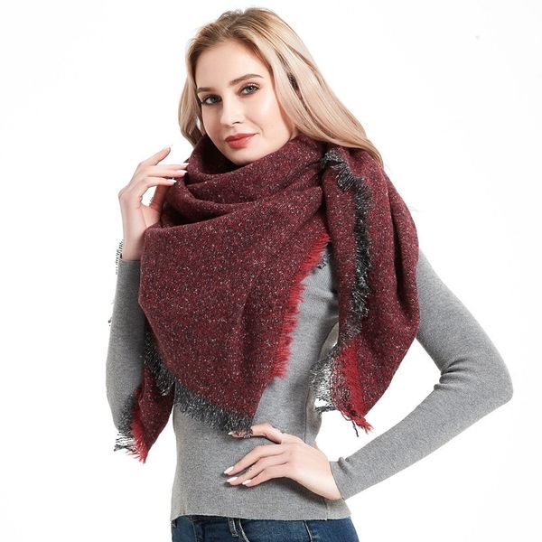 sparsil women thick knitted scarf winter neck protection square shawl soft blanket pashmina short tassel scarves hijab female y201024, Blue;gray
sparsil women thick knitted scarf winter neck protection square shawl soft blanket pashmina short tassel scarves hijab female y201024, Blue;gray