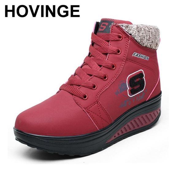 hovinge autumn winter women snow boots warm plus thick velvet wedge ankle boots for women winter fur platform shoes, Black
hovinge autumn winter women snow boots warm plus thick velvet wedge ankle boots for women winter fur platform shoes, Black