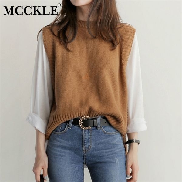 women's knitted o-neck sleeveless vest solid wool split sweater women spring autumn fashion casual loose sweaters waistcoat 201202, White;black
women's knitted o-neck sleeveless vest solid wool split sweater women spring autumn fashion casual loose sweaters waistcoat 201202, White;black