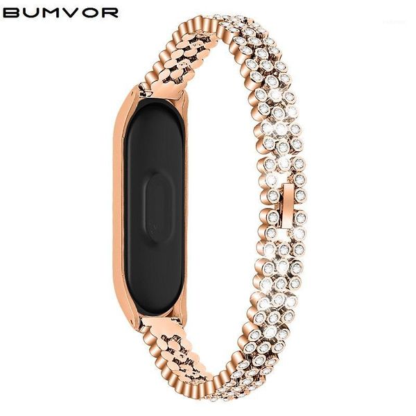 watch bands rose gold for mi band 4 smart accessories strap replacement diamonds stainless steel bracelet1, Black;brown
watch bands rose gold for mi band 4 smart accessories strap replacement diamonds stainless steel bracelet1, Black;brown
