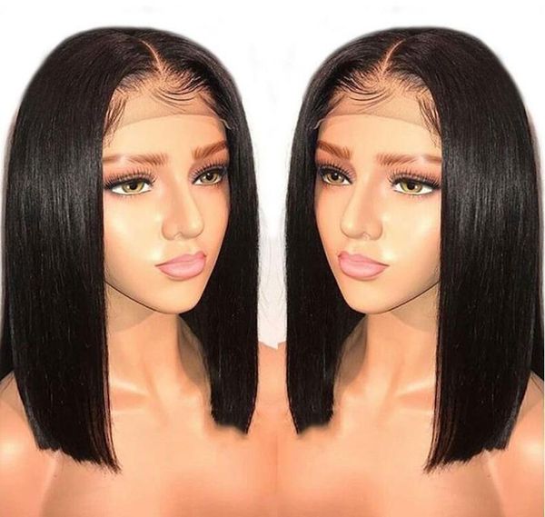 glueless bob wig brazilian silky straight short lace front human hair wigs for black women pre plucked with baby hair remy hair, Black;brown
glueless bob wig brazilian silky straight short lace front human hair wigs for black women pre plucked with baby hair remy hair, Black;brown