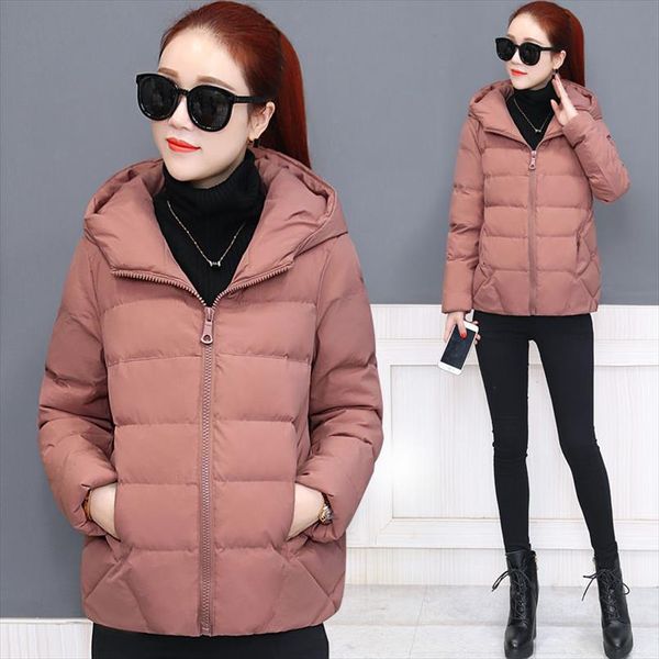 2020 new autumn and winter jacket women parka large size loose wild hooded cotton short female coat jacket womens clothing, Black
2020 new autumn and winter jacket women parka large size loose wild hooded cotton short female coat jacket womens clothing, Black