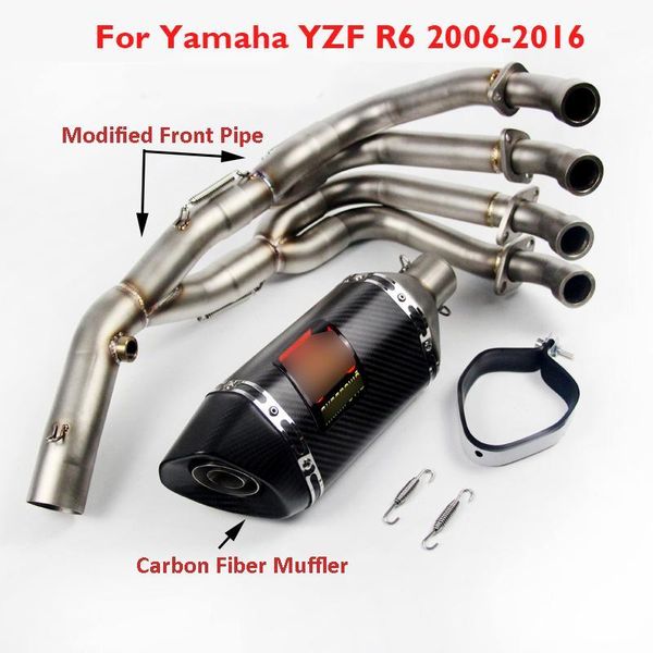 r6 motorcycle full exhaust system front link pipe muffler exhaust pipe slip on whole set for yzf-r6 r6 2006-20161
r6 motorcycle full exhaust system front link pipe muffler exhaust pipe slip on whole set for yzf-r6 r6 2006-20161