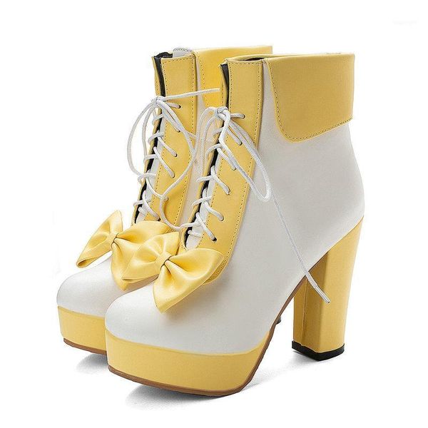 boots agodor lace up bow ankle women cute winter platform high heel all match shoes green lolita shoes1, Black
boots agodor lace up bow ankle women cute winter platform high heel all match shoes green lolita shoes1, Black
