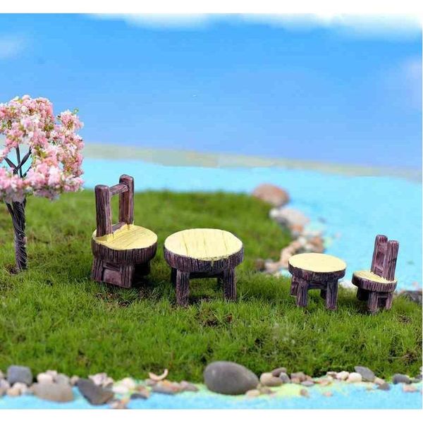 2pcs/set round table and chair potted plant ornament diy material model handicraft moss terrarium micro landscape fairy garden desktop
2pcs/set round table and chair potted plant ornament diy material model handicraft moss terrarium micro landscape fairy garden desktop