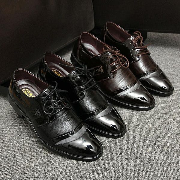 mazefeng retro bullock design men business formal shoes classic pointed toe leather shoes men oxford dress big size 38-47, Black
mazefeng retro bullock design men business formal shoes classic pointed toe leather shoes men oxford dress big size 38-47, Black
