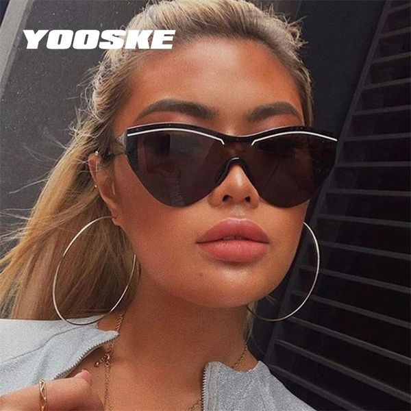 sunglasses yooske cat eye women brand design retro triangle sun glasses siamese mirror lens driving eyewear uv400, White;black
sunglasses yooske cat eye women brand design retro triangle sun glasses siamese mirror lens driving eyewear uv400, White;black