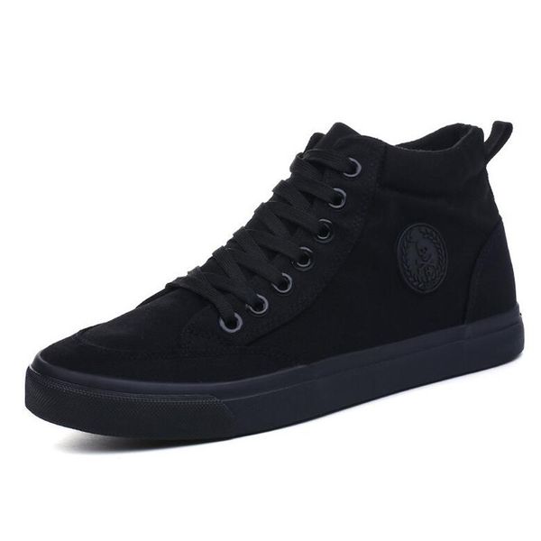qiuboss men's canvas shoes spring autumn the new lace-up high style men vulcanize shoes sneakers flats men's shoes q343 y200801, Black
qiuboss men's canvas shoes spring autumn the new lace-up high style men vulcanize shoes sneakers flats men's shoes q343 y200801, Black