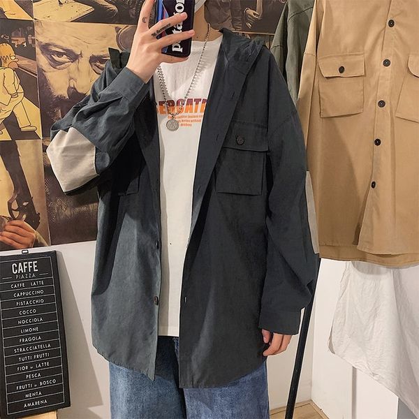 2021 new men's casual oversize hooded korean streetwear man loose windbreaker coats male fashion hip hop jackets um0i, Black;brown
2021 new men's casual oversize hooded korean streetwear man loose windbreaker coats male fashion hip hop jackets um0i, Black;brown