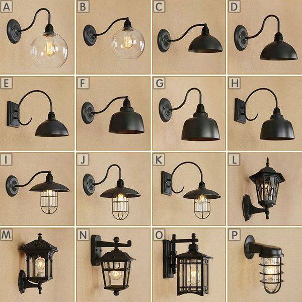 wall lamp retro indoor vintage waterproof lights led bulb black metal body lighting for foyer bedroom dining room fixtures
wall lamp retro indoor vintage waterproof lights led bulb black metal body lighting for foyer bedroom dining room fixtures