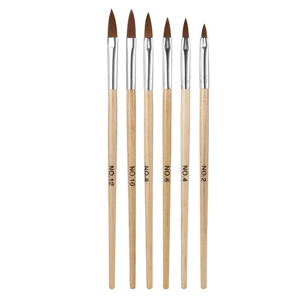 6pcs/set professional nail art painting brush sable brushes set sizes #2/#4/#6/#8/#10/#12 nail art brush design pen kit wooden handle, Yellow
6pcs/set professional nail art painting brush sable brushes set sizes #2/#4/#6/#8/#10/#12 nail art brush design pen kit wooden handle, Yellow