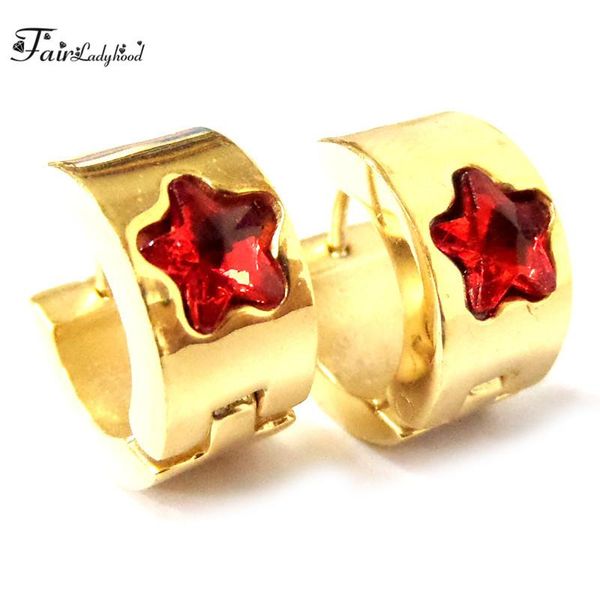 hoop & huggie fairladyhood aros 316l stainless steel earrings for women earings fashion brincos boucle doreille femme pendientes mujer arete, Golden;silver
hoop & huggie fairladyhood aros 316l stainless steel earrings for women earings fashion brincos boucle doreille femme pendientes mujer arete, Golden;silver