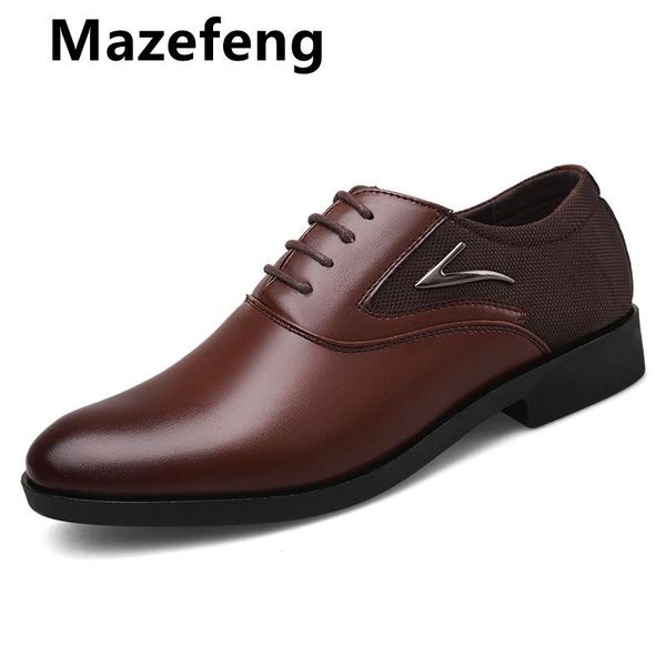 mazefeng 2020 men's fashion british style round toe wedding business leather formal dress shoes summer flats shoes oxfords men, Black
mazefeng 2020 men's fashion british style round toe wedding business leather formal dress shoes summer flats shoes oxfords men, Black
