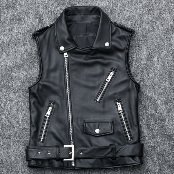 women motorcycle biker sheepskin leather waistcoat zipper short genuine leather vest sleeveless jacket plus size 4xl sashes coat 1023, Black;white
women motorcycle biker sheepskin leather waistcoat zipper short genuine leather vest sleeveless jacket plus size 4xl sashes coat 1023, Black;white