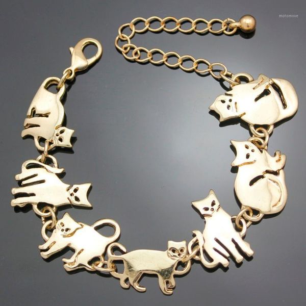 jewelry bastet cat kitten pet charm chain link bracelets for women bangles party pulseira feminina gold gift1, Golden;silver
jewelry bastet cat kitten pet charm chain link bracelets for women bangles party pulseira feminina gold gift1, Golden;silver