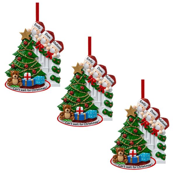 4 styles customized quarantine mask snowman christmas decorations hanging pendants diy family name xmas souvenir gifts
4 styles customized quarantine mask snowman christmas decorations hanging pendants diy family name xmas souvenir gifts