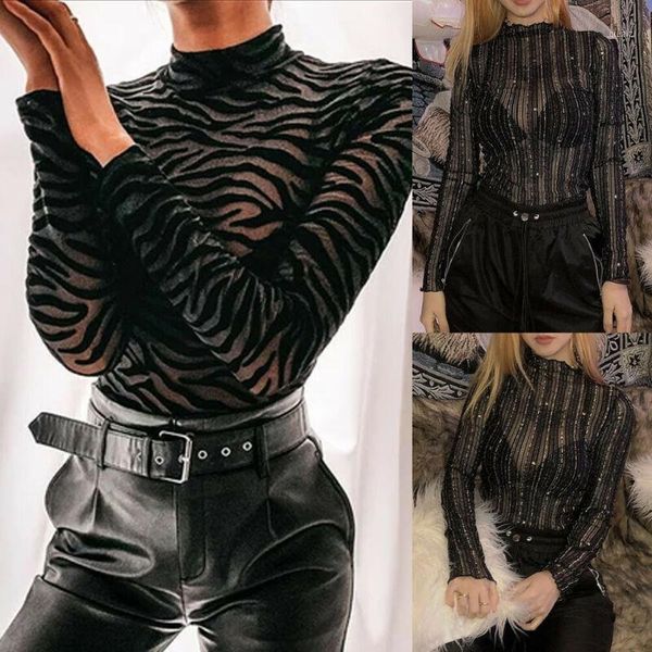women see-through jumpsuit bodycon long sleeve zebra stripe leotard body suit1, Black;white
women see-through jumpsuit bodycon long sleeve zebra stripe leotard body suit1, Black;white