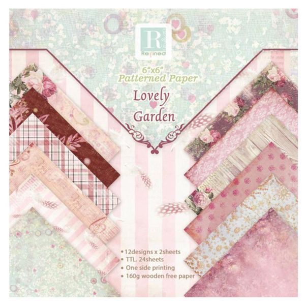 24pcs 6 inch lovely garden scrapbooking paper creative handmade craft paper craft background pad diy scrapbook
24pcs 6 inch lovely garden scrapbooking paper creative handmade craft paper craft background pad diy scrapbook
