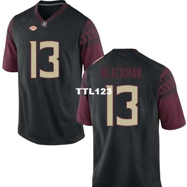 cusotm 121 fsu seminoles jame blackman #13 real full embroidery college jersey size s-4xl or custom any name or number jersey, Black
cusotm 121 fsu seminoles jame blackman #13 real full embroidery college jersey size s-4xl or custom any name or number jersey, Black