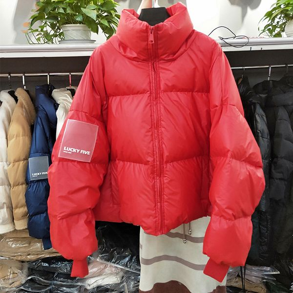 2021 new bright white feather female jacket, parka coating, large size, thick, loose, 90% women's winter jacket wgq7, Black
2021 new bright white feather female jacket, parka coating, large size, thick, loose, 90% women's winter jacket wgq7, Black