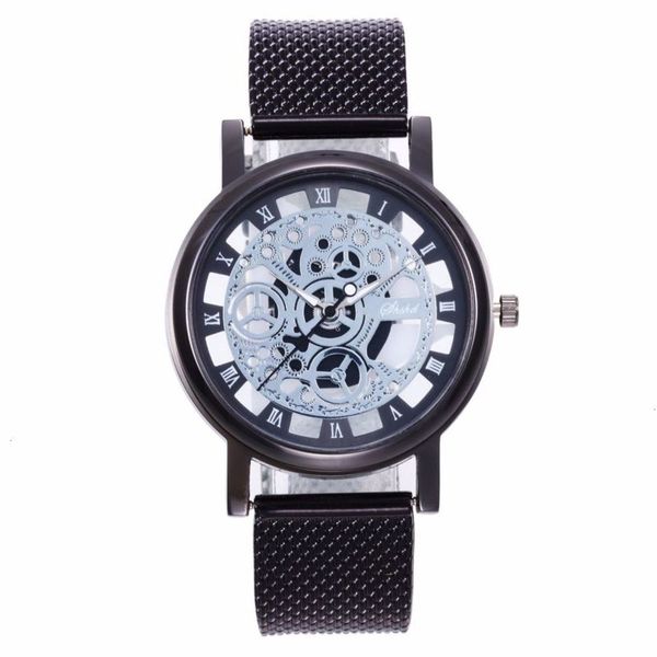 creative men's and women's watch leisure hollow imitation mechanical quartz watch, Slivery;brown
creative men's and women's watch leisure hollow imitation mechanical quartz watch, Slivery;brown