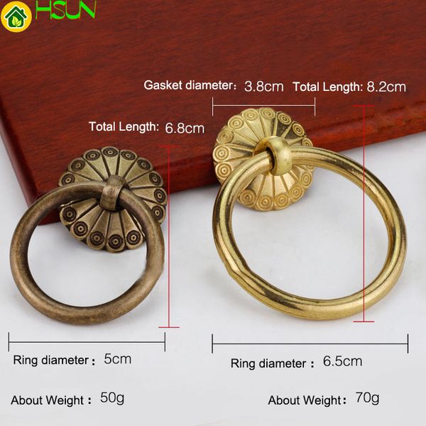 2 pcs antique ring shape brass handle door drawer cabinet wardrobe gold pull handle knobs furniture hardware handle wholesale
2 pcs antique ring shape brass handle door drawer cabinet wardrobe gold pull handle knobs furniture hardware handle wholesale