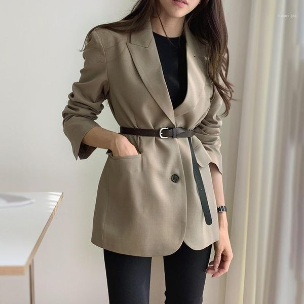 trends in high-quality ladies jackets and small suits 2021 new ladies solid color single-breasted office mid-length blazer1, White;black
trends in high-quality ladies jackets and small suits 2021 new ladies solid color single-breasted office mid-length blazer1, White;black