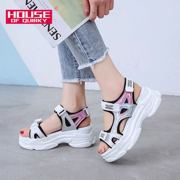 summer thick bottom female sport sandals hollow out open toe platform shoes women wedge casual shoes ladies beach shoes, Black
summer thick bottom female sport sandals hollow out open toe platform shoes women wedge casual shoes ladies beach shoes, Black