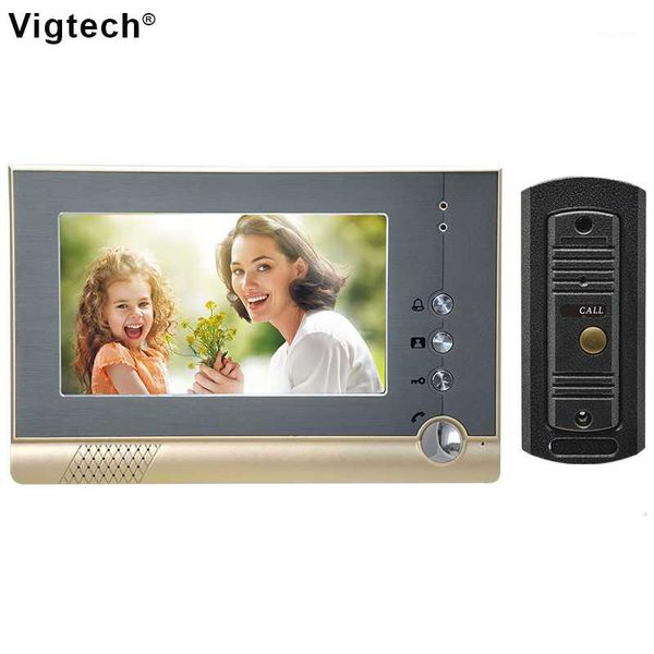 vigtech 7'' tft color lcd wired video door phone system visual intercom doorbell indoor monitor 700tvl outdoor ir camera1
vigtech 7'' tft color lcd wired video door phone system visual intercom doorbell indoor monitor 700tvl outdoor ir camera1