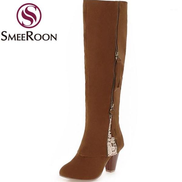 boots smeeroon big size knee high for women warm winter fashion round toe heels simple shoes1, Black
boots smeeroon big size knee high for women warm winter fashion round toe heels simple shoes1, Black