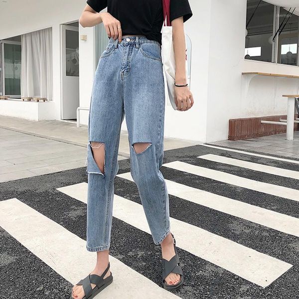 s-xl 2020 korean chic style women ripped denim pants casual blue high waist jeans for women straight pants (78187)1
s-xl 2020 korean chic style women ripped denim pants casual blue high waist jeans for women straight pants (78187)1