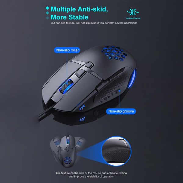 mice ergonomic 7200dpi programmable professional game mouse, usb 4-color breathing lamp,suitable for lapand deskcomputer
mice ergonomic 7200dpi programmable professional game mouse, usb 4-color breathing lamp,suitable for lapand deskcomputer