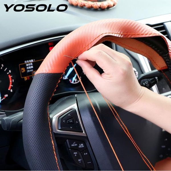 yosolo car steering wheel cover diy with braid needles and thread micro fiber leather 38cm anti-slip breathable steering covers1
yosolo car steering wheel cover diy with braid needles and thread micro fiber leather 38cm anti-slip breathable steering covers1